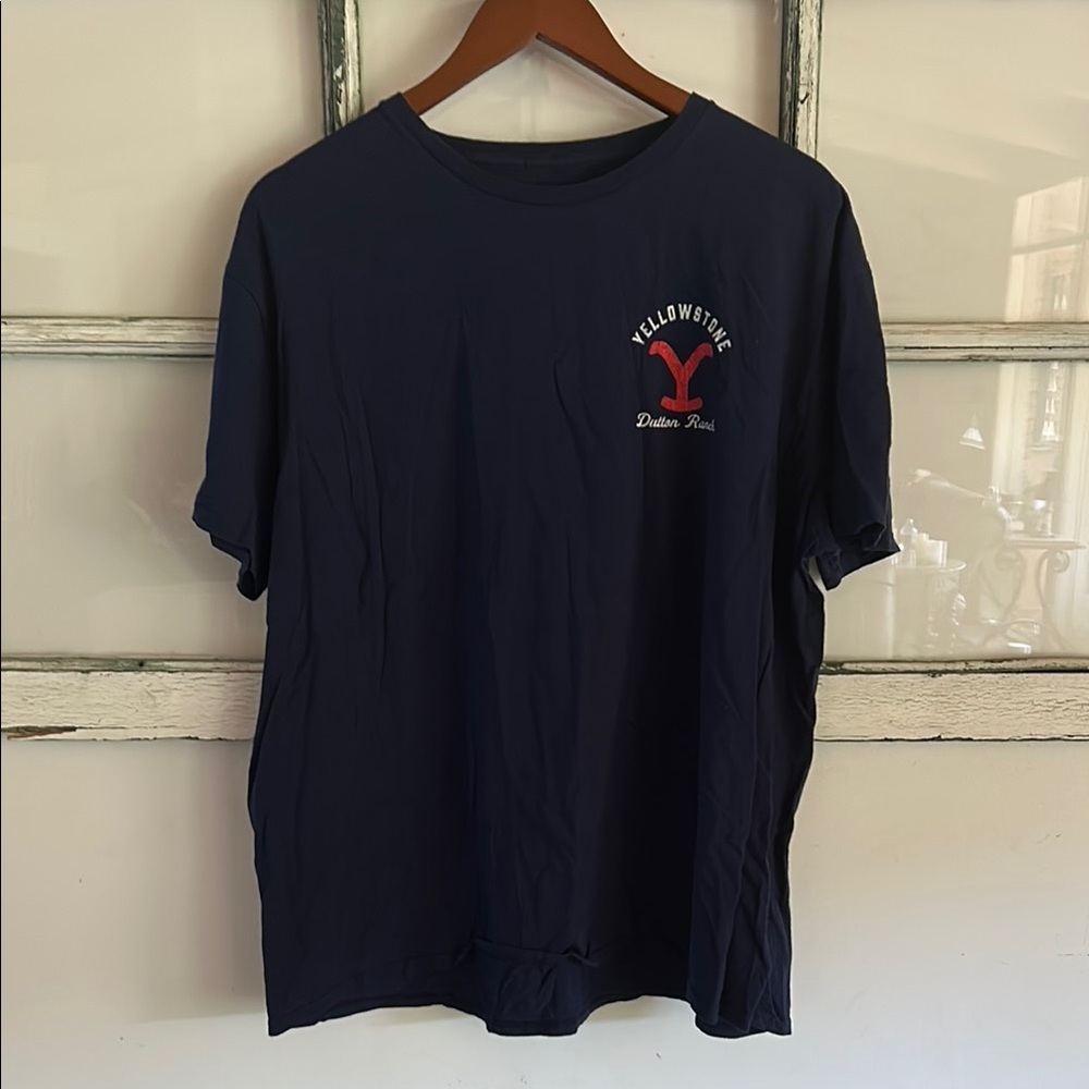 Yellowstone Dutton Ranch Blue Shortsleeved T-Shirt